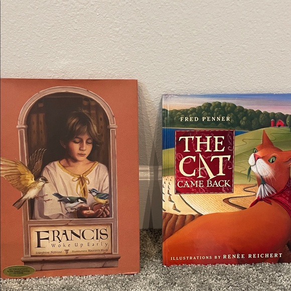 Francis Woke Up Early and The Cat Came Back Books signed - Picture 1 of 5